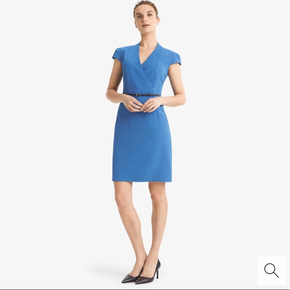 MM LaFleur Felisa dress, cerulean blue size 16 NWT